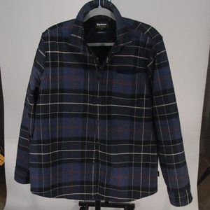 Barbour Classic Tartan Plaid Fleece Lined Button Up